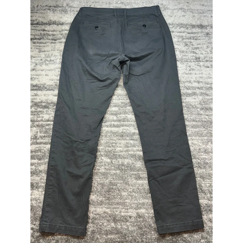 Flint and Tinder Pants Mens 32x30 Gray Athletic Tapered Fit Chino Twill